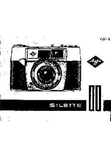 Agfa Silette 2 manual. Camera Instructions.